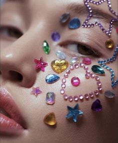 Starfield Library, Exclusive Club, Rhinestone Makeup, Face Photo, Jolie Photo, Creative Makeup, Artistry Makeup, Cute Makeup, Up Girl