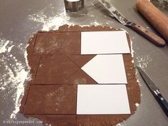 the dough is ready to be cut into squares