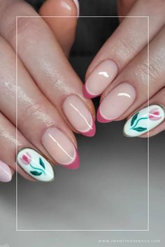 tulip nails designs Elegant Manicure, Nail Idea, 2024 Wedding