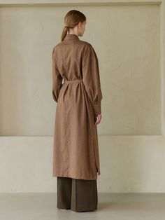 Editor's NotesThis shirt dress, which has an attractive out pocket, features deep side slits, making it more active. It is also practical, with pockets on the side of the waist. In addition, you can tie a waist belt and coordinate it in a dress style or open its buttons to create a robe style. - Shirtdress- Attractive out pocket- Deep side slits- Side pockets- Waist belt Measurements(in.)Size: One Size(XS-M)- Shoulder: 19.29in.- Chest: 22.44in.- Waist: 22.24in.- Sleeve Length: 22.63in.- Total Length: 46.45in. Model info: Height 5' 74, Bust 30in., Waist 23in., Hip 34.5in., Wearing a size One* The model wore a photographic sample that was 0.78 inches long in sleeves and 2.75 inches long in total length. Composition & Care- Fabric: 55% Cotton, 45% Wool- Dry C Long Fall Shirt Dress With Pockets, Long Relaxed Fit Shirt Dress For Work, Long Shirt Dress With Pockets For Fall, Long Workwear Dresses With Pockets, Long Dresses With Pockets For Work, Waist Belt, Shirt Dress, How To Wear