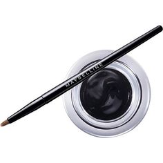 Maybelline - Eye Studio Lasting Drama Gel Eyeliner in Blackest Black #ultabeauty Maybelline Gel Eyeliner, Best Drugstore Eyeliner, Best Gel Eyeliner, Drugstore Eyeliner, How To Do Eyeliner, Redhead Makeup, Nintendo Console, Eyeliner Gel, Best Eyeliner