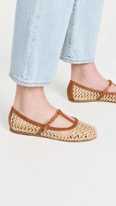 Ancient Greek Sandals Aerati Ballet Flats | Shopbop Chic Woven Leather Sandals With Round Toe, Brown Flat Straw Sandals, Brown Straw Flat Sandals, Natural Woven Leather Sandals With Round Toe, Straw Sandals With Textured Sole And Round Toe, Brown Straw Slip-on Sandals, Woven Leather Sandals With Round Toe, Brown Closed Toe Straw Sandals, Mary Jane Platform Shoes