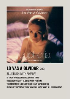 an advertisement for the movie euphora