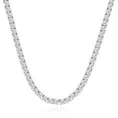 PRICES MAY VARY. Tennis Necklace - crafted from prong-set AAAAA cubic zirconia rounds.Bling tennis chain make you more charming at party, wedding or other any occasions. Materials - Hypoallergenic and Nickle-Free for everyone to wear every day.18k white gold plated + Brass material+ high polished + artificial diamond paved. Size - Diamond diameter：6 mm.Necklace Chain Length: 18 inches, with secure latch box closure. Gift Pouch Packing - Pefect jewelry gift for mom,sister, girl friends or yoursel White Gold Iced Out Cubic Zirconia Tennis Necklace, Iced Out White Gold Tennis Necklace With Cubic Zirconia, Iced Out White Gold Tennis Necklace, White Crystal Tennis Necklace With Prong Setting, Classic Iced Out Cubic Zirconia Tennis Necklace, Classic Iced Out Tennis Necklace As Gift, Classic Iced Out Tennis Necklace Gift, Iced Out Cubic Zirconia Tennis Necklace For Gift, Gift Iced Out Cubic Zirconia Tennis Necklace