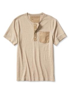 Chest-Pocket Henley Short Sleeve Henley, Work Suits, Latest Shoes, Modern Outfits, Fashion Lookbook, Shoe Style, Shorts With Pockets, Chest Pocket, Banana Republic