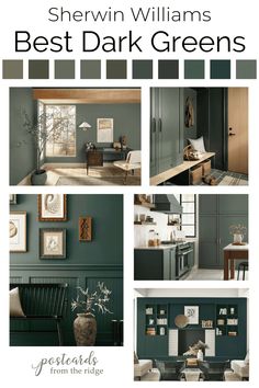 the best dark green paint colors for your home