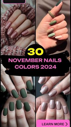 November Nails Colors, November Nails Fall, November Nail Designs, Dip Nail Colors, Wine Nails, Simple Fall Nails, November Nails, Nail Color Trends, Fall Manicure