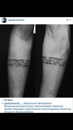 two pictures of the same person's legs with tattoos on them