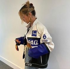 Sophie Mitchell, Racer Jackets, Lauren Asher, Nascar Jacket, Dirty Air, Racer Jacket, Racing Jacket, Retro Outfits, Fashion Killa