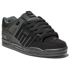 The Globe Fusion in Black/Night is a rugged, fully padded skate shoe with step-in sock liner. Featuring ollie reinforcement, Globe’s S-Trac™ sole pattern and heel stabilizer. Dc Skate Shoes, Globe Shoes, Pretty Shoes Sneakers, Energy Transfer, Black Night, Fits Clothes, Blackest Night, Swag Shoes, Liner Socks