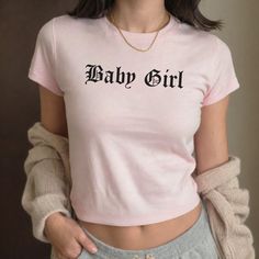 Indulge in 90s nostalgia with our Y2K Baby Tee Crop Tops, boasting bold, statement-making designs for a truly eye-catching retro look. Perfect for pairing with low-waisted jeans or skirts, these tops add a fun and daring twist to any outfit. ⭐️ WELCOME TO COZY CREATIONS ⭐️ Hey there, welcome to our shop. We're your go-to spot for super comfy and awesome apparel! We're all about spreading good vibes and making your shopping experience a fun and easy. If you've got any questions, concerns, or just want to say hey, shoot us a message anytime. We'll try to get back to you as quickly as possible. Happy shopping! 🛒 HOW TO ORDER  1-) Please, check and review all photos 2-) Choose your t-shirt size and color 3-) Click add to cart. You can go back to add more items 4-) Click "Proceed to check out" 90s Slogan Tee, Baby Tees 90s, 90s Crop Top, Tshirt Aesthetic, Crop Top Y2k, Low Waisted Jeans, Y2k T Shirt, Word Shirts, Y2k Baby Tee