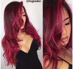 pink Red Hair Pink Undertones, Red Hair Pink Highlights, Reddish Pink Hair, Hear Color, Hair Dues, Morning Hair, Hair Colouring, Hair Diy, Hair Due