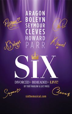 the six concert poster for six