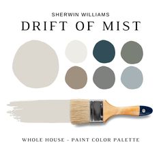 the different shades of paint that are used to create this color scheme for walls and ceilings