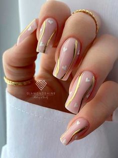 Nail the perfect look this Valentines Day with our collection of 2024 nail trends! Explore beautiful Valentines nails, short acrylic nails, and almond nails that showcase your individuality. Don't forget to check out our birthday nails for extra glam! 💖💅 #TrendyNails #NailInspo Classy Nail, Nails Nude, Classy Nail Designs, Nail Idea