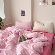 Barbie Pink Washed Cotton Bedding Set | Best Stylish Bedding | Ever Lasting Minimal Bedding, Minimalist Bedding Sets, Color Bedding, Bed Sheet Sizes, Rose Bedding, King Size Sheets, Cotton Bedding Sets, Stylish Beds, Flat Bed