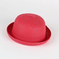 Keep your little one cool and protected from the sun with this high-quality baby straw hat. Made from lightweight and breathable straw braided material, this hat allows for heat to escape and air to circulate, making it perfect for summer wear. The wide brim design provides complete coverage, shielding your child's face and eyes from the sun on all sides. Plus, the cute solid color options make this hat a stylish accessory that your child will love to wear. Specifications: The elegant and portab Red Bucket Hat For Outdoor Summer Activities, Red Bucket Hat For Summer Outdoor, Adjustable Red Boater Hat For Beach, Red Straw Hat For Spring Beach, Red Sun Hat For Beach In Spring, Red Outdoor Hat For Spring, Red Spring Outdoor Hat, Adjustable Red Brimmed Straw Hat, Wide Brim Red Bucket Hat For Summer