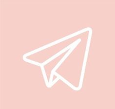 a pink background with a white paper airplane logo on the bottom right corner and an outline of a plane in the middle left corner