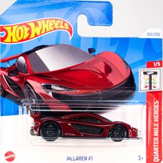 a red hot wheels car is shown in the package for $ 5, 995