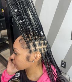 Medium Size Braids, Protective Style Braids, Small Knotless, Ghana Weaving, Feed In Braids Hairstyles, Haute Hair, Quick Weave Hairstyles