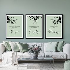 green and black living room decor Bright Boho Living Room, Wall Art Quotes Family, Living Room Quotes, Room Quotes, Family Wall Quotes, Sage Green Walls