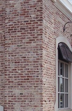 Messy Mortar Brick Fireplace, Smeared Brick Exterior, Messy Brick Mortar, Mortar Smear Brick Exterior, Brick Mortar Styles, Over Grouted Brick Exterior, German Schmere Brick Exterior, Vintage Brick House, Paint Brick Exterior