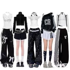 Kpop Idols Concert Outfit, 4 People Matching Outfits, Dance Outfits Kpop Stage, Kpop Tour Outfits, Idol Concert Outfit, P1harmony Outfit Ideas, Kpop Style Inspired Outfits, Kpop Idol Outfits Stage, K Pop Outfit Ideas