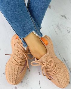 Net Surface Breathable Sneakers for Women – Omega Walk Sneakers Fashion Outfits, Popular Sneakers, Breathable Sneakers, Brown Sneakers, Casual Heels, Wedge Sneakers, Sneakers Outfit, Lace Up Heels, Stylish Shoes