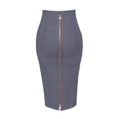 Get ready to make a statement with the Solid Colors Zipper Women Skirts! The natural waistline sits comfortably at the waist, and the above-knee length is the perfect balance of sophistication. The pencil silhouette elongates your legs and the solid color pattern makes it versatile enough to pair with any top. The added detail of a zipper adds an edgy touch, making it a great choice for a night out or a special occasion. Specification: Fabric Type: Knitted Age: Ages 18-35 Years Old Waistline: Na Summer Pencil Skirt, Summer Pencil Skirts, High Waist Skirts, Bodycon Pencil Skirt, Bandage Skirt, Zipper Skirt, Glam Looks, Beautiful Skirts, Body Con Skirt