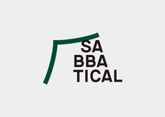 the sa bba tical logo is shown in black and green on a white background