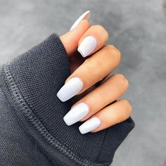 Milky Nails, White Nail Designs, Instagram Nails, Prom Nails, Best Acrylic Nails