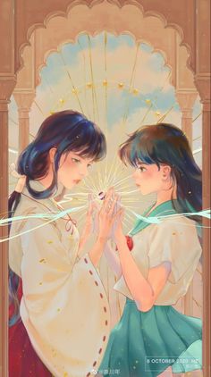 Kagome Fanart Beautiful, Inuyasha And Kikyo, Studio Ghibli Fanart, Seven Deadly Sins Anime, Anime Baby