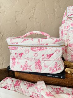 The Preppy Cowgirl Cosmetic Bag Preppy Cowgirl, Travel Preppy, Vogue Home, New Cosmetics, Home Decor Sale, Western Christmas, Birthday Wishlist, Cute Bags, Cosmetic Bags