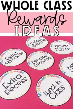 this is an easy and fun way to teach kids about the whole class reward ideas