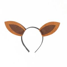 an animal ears headband is shown against a white background