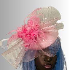 A corsage of feathers and satin flowers is nestled in an illusion fan that sits atop a Juliet cap. The cap is positioned at a quarter view above the eye and flatters all face shapes. The velvet lined headband assures non slippage. Juliet Cap, All Face Shapes, Flower Fascinator, Feather Flower, Satin Flowers, The Velvet, Face Shapes, Fascinator, Feathers