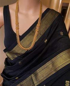 Golden Border, South Indian Sarees