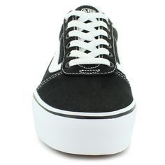 Versatile and stylish Vans Ward Platform. This laid-back style features Vans side stripe for classic style. These lace-ups also boasts a platform rubber outsole for lift.  canvas upperlace-up frontcushioned comfort insolefabric liningrubber traction outsole Textile Platform Sneakers With Lace-up Laces, Textile Platform Lace-up Sneakers With Laces, Textile Platform Lace-up Sneakers, Textile Lace-up Platform Sneakers, Textile Lace-up Canvas Shoes With Contrast Sole, Textile Canvas Shoes With Contrast Sole, Trendy Lace-up Cotton Platform Sneakers, Trendy Cotton Lace-up Platform Sneakers, Lace-up Canvas Platform Shoes For Streetwear