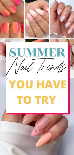 Acrylic Nails Summer, Nail Colors For Pale Skin, Summer Vacation Nails, Best Summer Nail Color, Dip Nail Colors, Popular Nail Colors