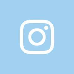 the instagram logo on a blue background