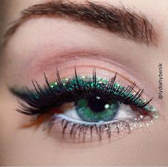 Shimer Eye Makeup Images, Cute Eye Makeup, Colorful Eye Makeup