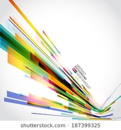 an abstract colorful background with lines and text on the bottom right hand corner, which is also used for brochures or magazines