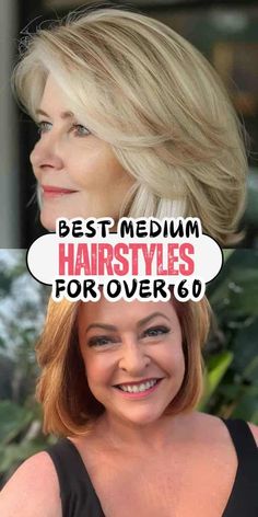 20 Youthful Medium Hairstyles for Women Over 60 Over 60 Hairstyles