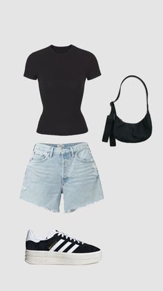 Outfit Layout, Summer Fits, Cute Simple Outfits, Summer Fashion Outfits, Outfits Casuales, Cute Casual Outfits, Simple Outfits