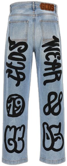 Printed Jeans