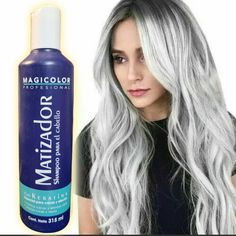 1x Magicolor Platinador Blue Shampoo Gray Blond Bleached 315ml 10.6oz Tiktok Informacion Del Producto Marca Magicolor Linea Magicolor Shampoo Matizador Presentacion Plasico Duro En Cuadro Envase Nuevo La Compaia Alterna Entre Estos Dos Envases Mostrados Contenido Total En Volumen 10.6 Oz Descripcion Shampoo Matizador Para El Cabelloanas Magicolor -Con Keratina -Especial Para Canas Y Efectos -Platina Canas Y Elimina Visos -Matiza Luces Y Rayos -Shampoo Para Mantenimiento De Rubios Y Platinados -E Gray Blonde, Black Shampoo, Shampoo For Gray Hair, Grey Hair Dye, Grey Blonde, Gorgeous Gray Hair, Lighter Hair, Toning Shampoo, Long Gray Hair