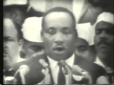 black and white photograph of martin luther king speaking