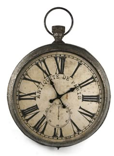 an old pocket watch with roman numerals