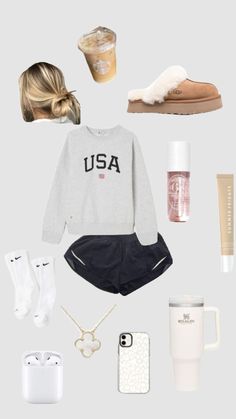 Comfy School Outfits Summer, Lululemon Outfit Fashion, Cute Easy Outfits For School, Everyday School Outfits, Comfy School Outfits, Trending Aesthetic