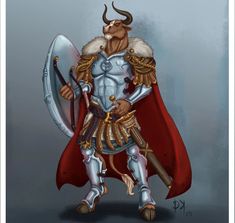 Minotaur Barbarian, Unearthed Arcana, Dnd Board, Blue Desert, Rpg Characters, Character And Setting, Character Reference, Warhammer Fantasy